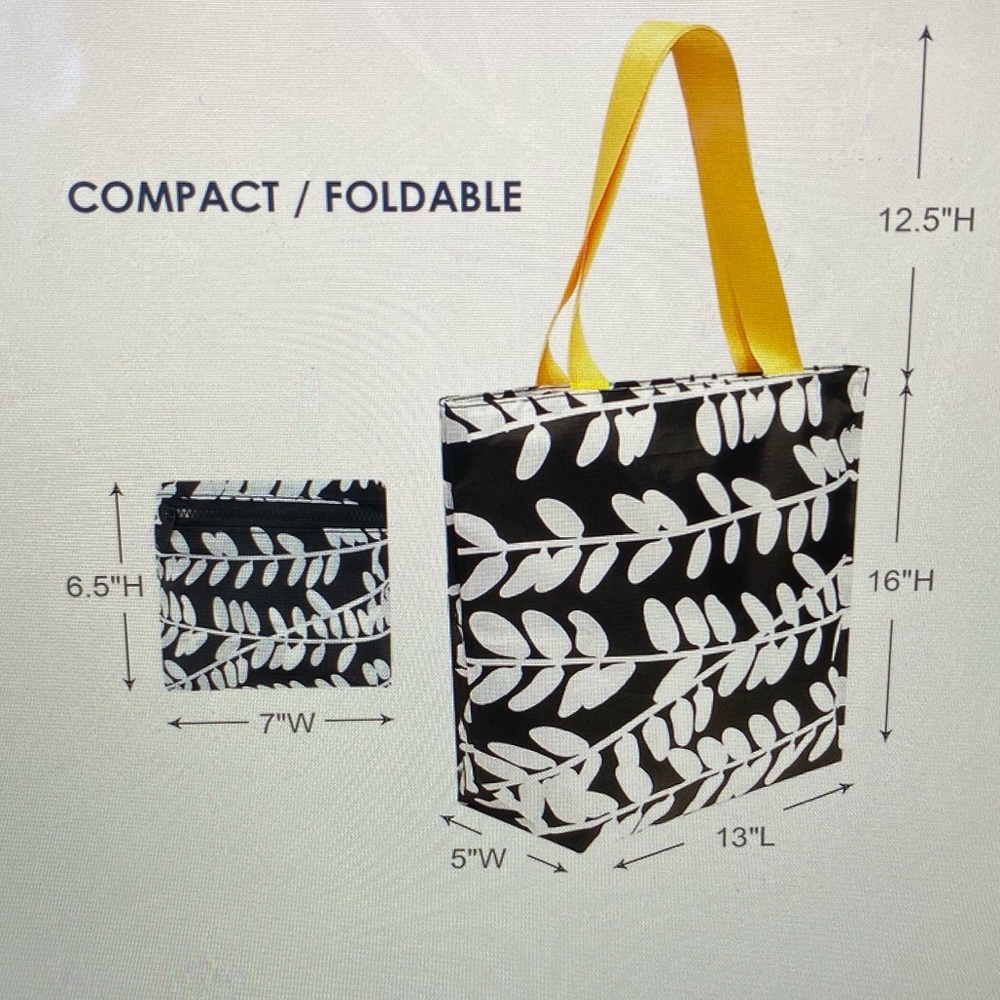 Foldable Carryall Tote Ripstop Polyester - image 4
